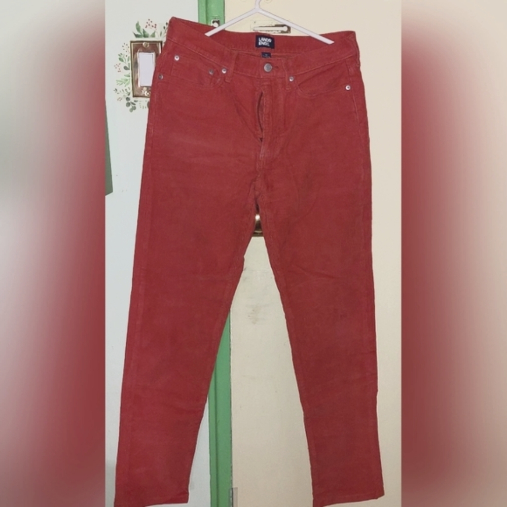 Women's High Rise Wide Leg Corduroy Pants